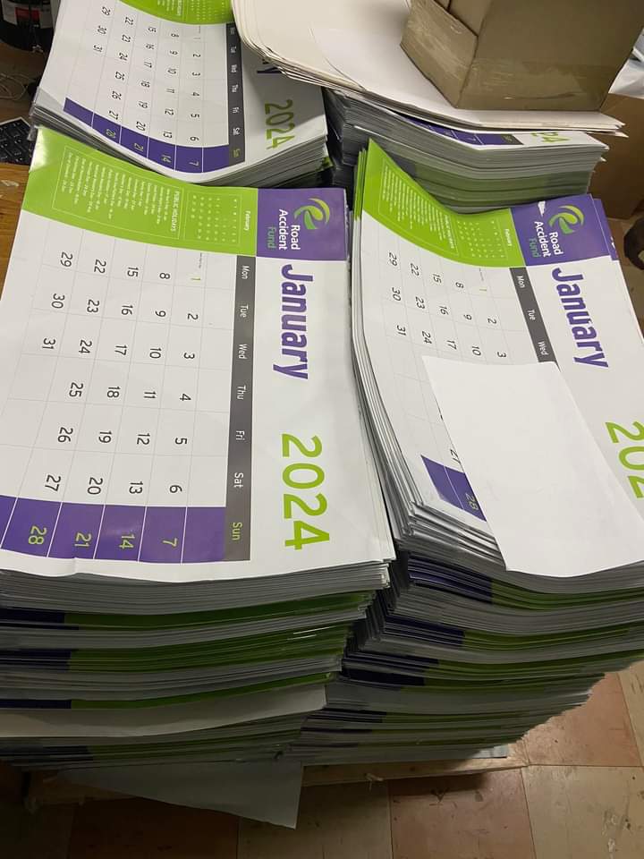 A2 Planners calendar printing