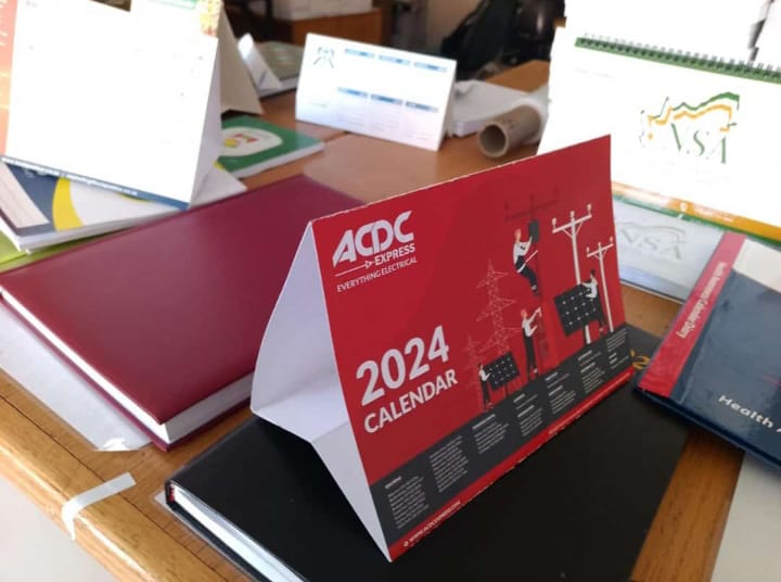 Triangle Calendar printing