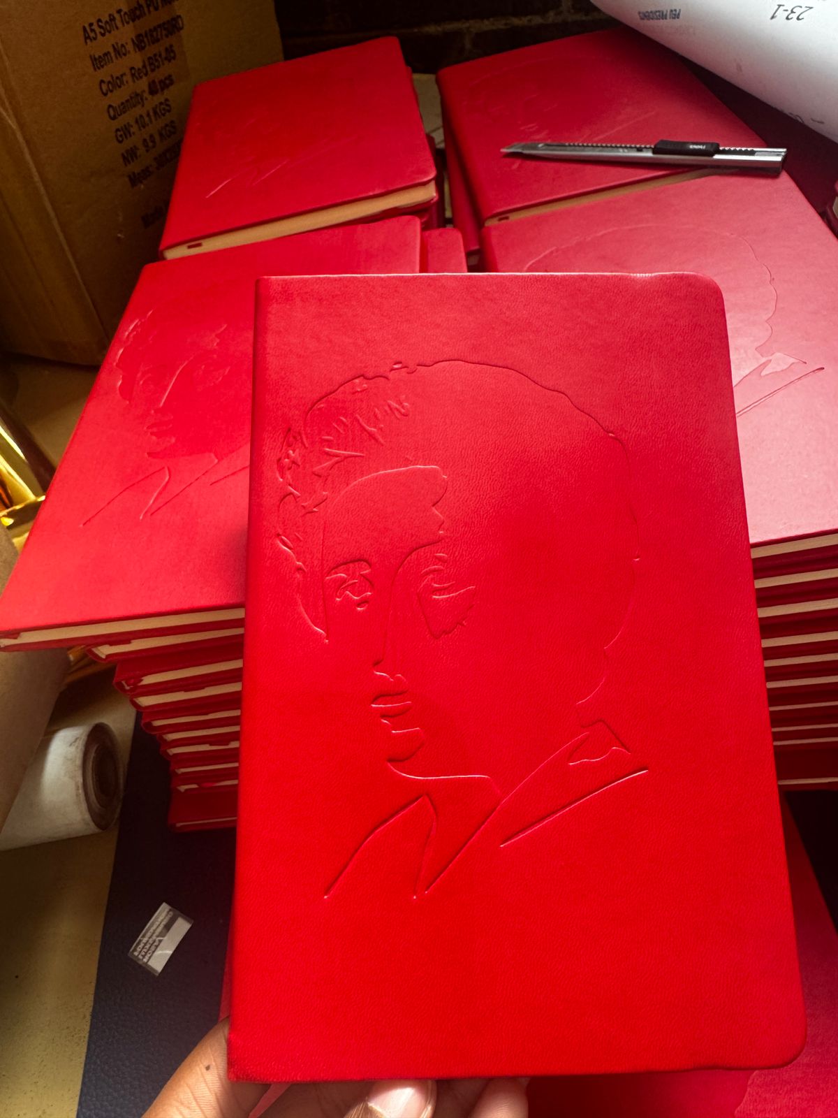 branded pu notebooks