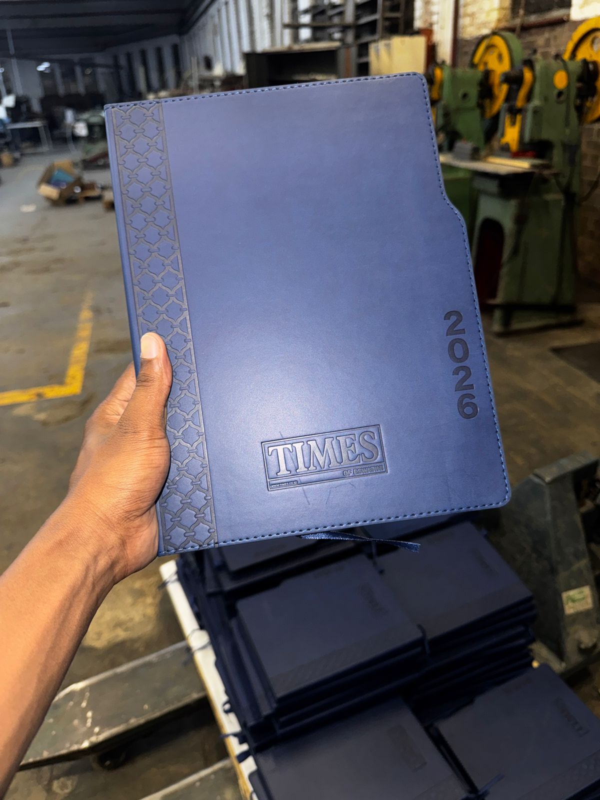 Debossed Cut-Away A4 Diaries